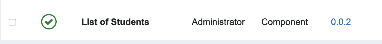 changelog extension view