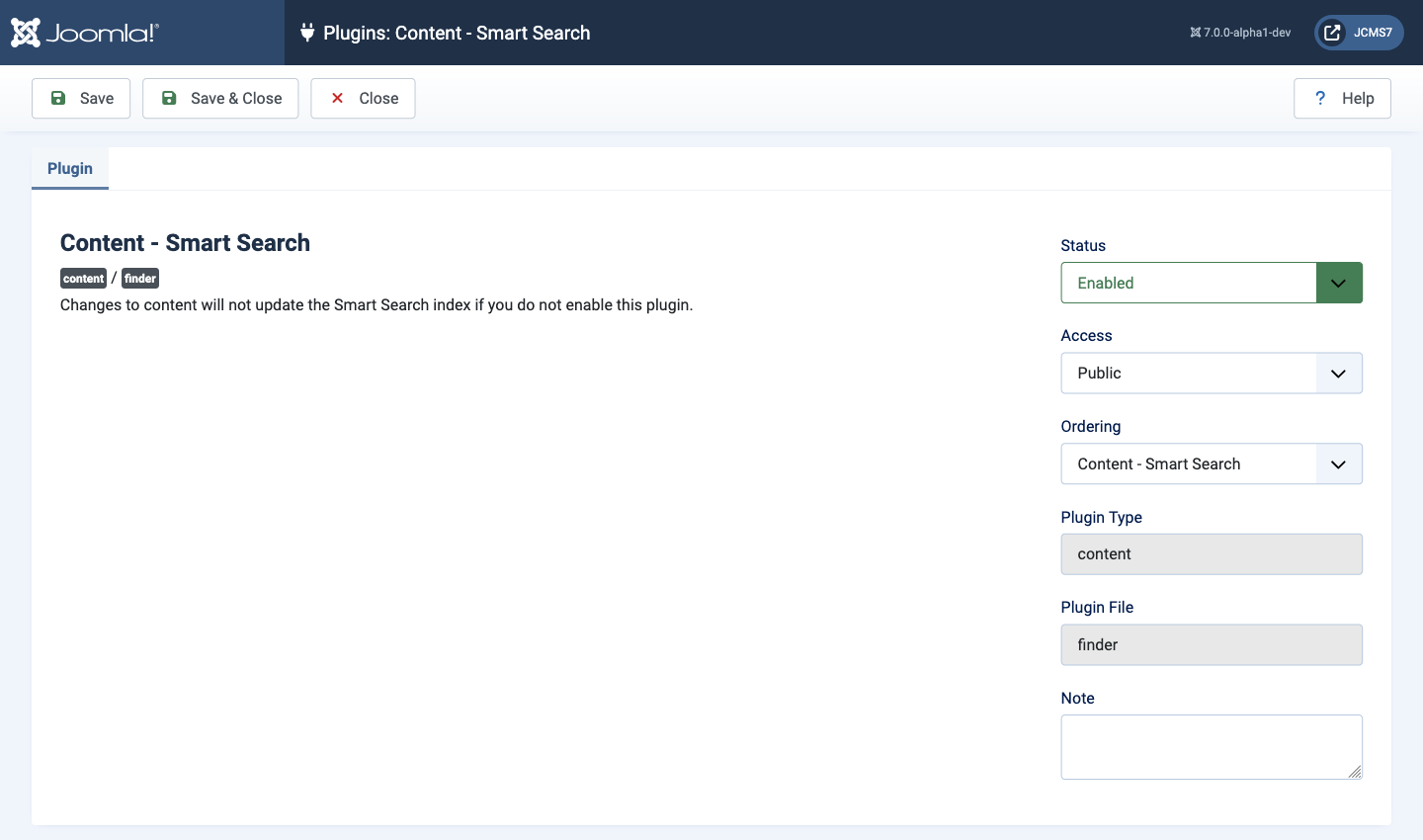 Content smart search plugin