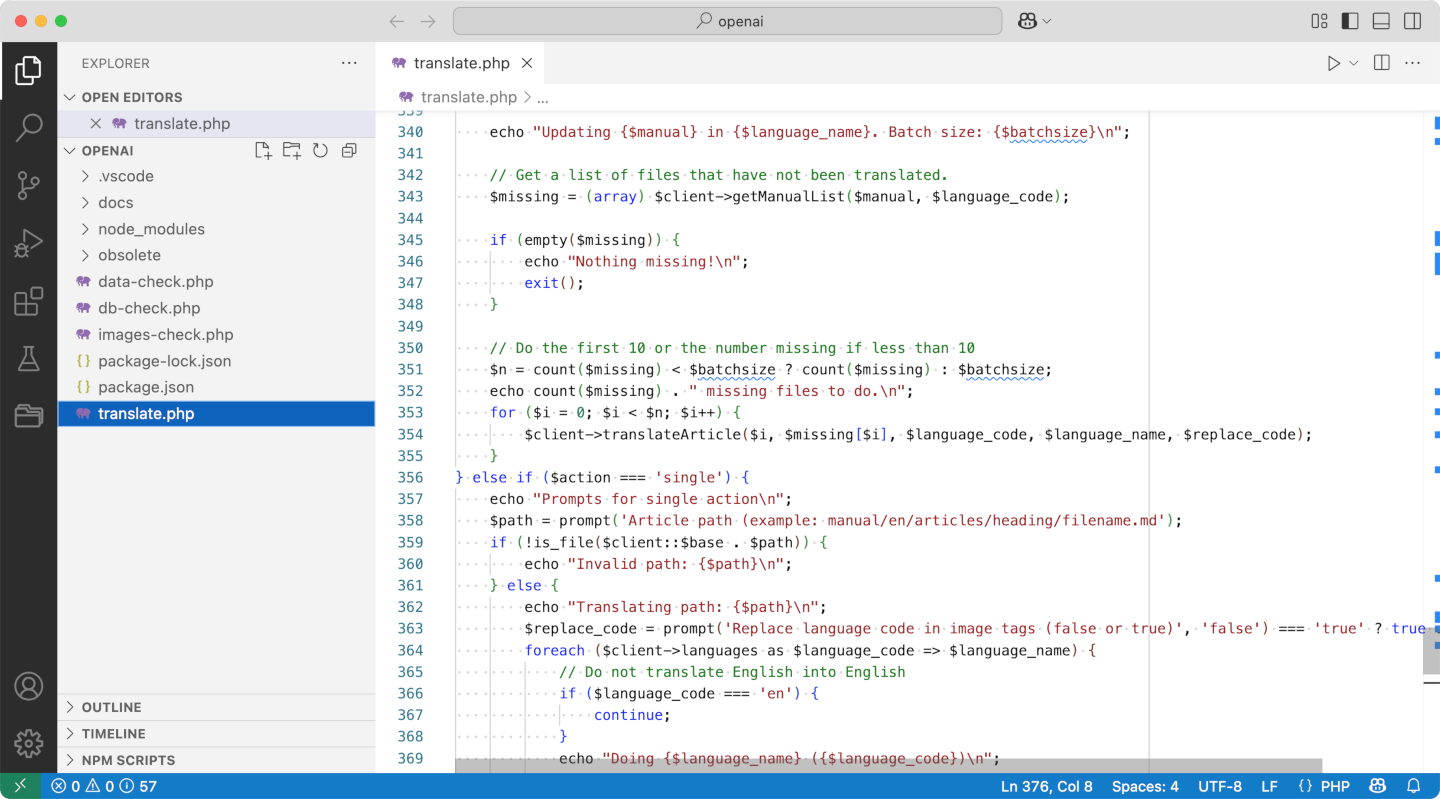 openai files in vscode