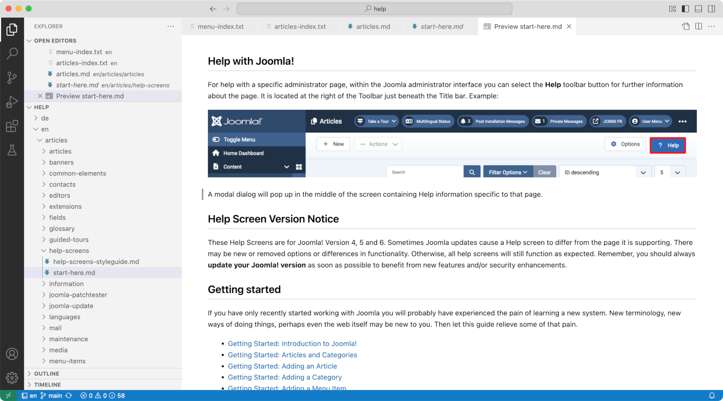 help start here preview