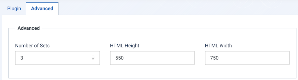 TinyMCE Advanced Options form