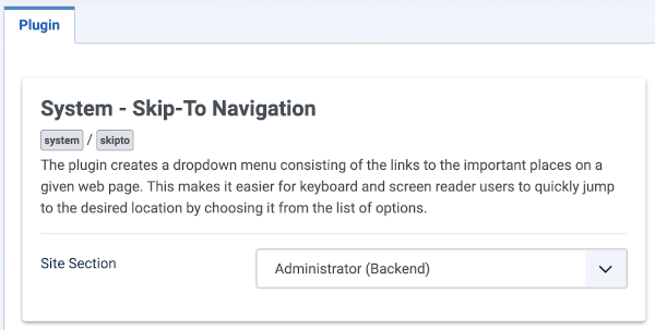 System skip to navigation form