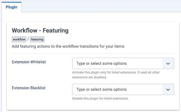 Workflow featuring form