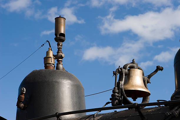 old steam locomotive bell and whistle