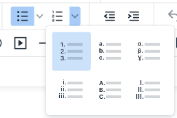 Number list manipulation tools